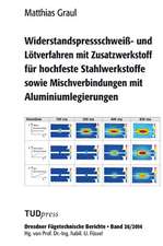 Widerstandspressschweiß- und Lötverfahren mit Zusatzwerkstoff für hochfeste Stahlwerkstoffe sowie Mischverbindungen mit Aluminiumlegierungen