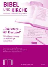 Bibel und Kirche / 