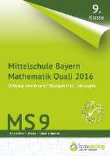 Abschlussprüfung Mathematik Quali Mittelschule Bayern 2016