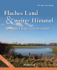 Flaches Land und weiter Himmel