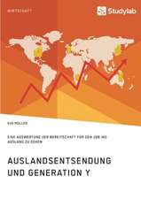 Auslandsentsendung und Generation Y