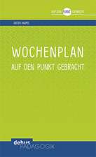 Wochenplan