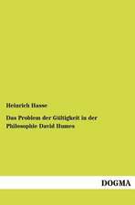 Das Problem der Gültigkeit in der Philosophie David Humes