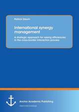 International synergy management: A strategic approach for raising efficiencies in the cross-border interaction process