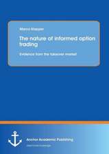 The nature of informed option trading: Evidence from the takeover market