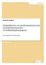 Erfolgsfaktoren von profitorientierten und nicht-profitorientierten Crowdfunding-Kampagnen