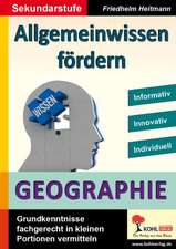 Allgemeinwissen fördern GEOGRAPHIE