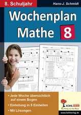 Wochenplan Mathe / Klasse 8