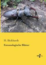 Entomologische Blätter