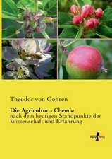 Die Agricultur - Chemie