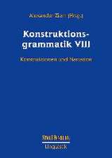 Konstruktionsgrammatik VIII