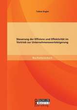 Steuerung Der Effizienz Und Effektivitat Im Vertrieb Zur Unternehmenswertsteigerung: Ein Modell Fur Die Zukunft?