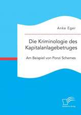 Die Kriminologie Des Kapitalanlagebetruges: Am Beispiel Von Ponzi Schemes