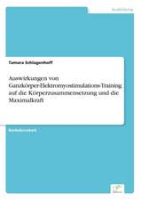 Auswirkungen von Ganzkörper-Elektromyostimulations-Training auf die Körperzusammensetzung und die Maximalkraft