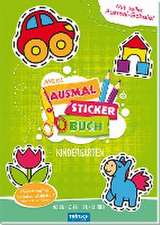 Trötsch Bastelbuch Mein Ausmal Sticker Buch Kindergarten