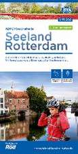 ADFC-Regionalkarte Seeland Rotterdam, 1:75.000, mit Tagestourenvorschlägen, reiß- und wetterfest, E-Bike-geeignet, mit Knotenpunkten, GPS-Tracks Download