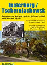 Insterburg / Tschernjachowsk Stadtplan 1 : 12 000