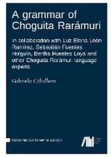 A grammar of Choguita Rarámuri