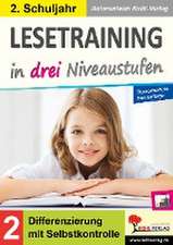 Lesetraining in drei Niveaustufen / Klasse 2