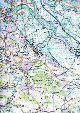 KOMPASS Fahrradkarte 3314 Lüneburger Heide, Harburg mit Knotenpunkten 1:70.000