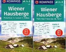 KOMPASS Wanderkarten-Set 210 Wiener Hausberge, Pielachtal, Traisental (2 Karten) 1:50.000