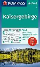 KOMPASS Wanderkarte 9 Kaisergebirge 1:50.000