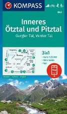 KOMPASS Wanderkarte 042 Inneres Ötztal und Pitztal, Gurgler Tal, Venter Tal 1:25.000