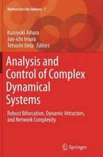 Analysis and Control of Complex Dynamical Systems