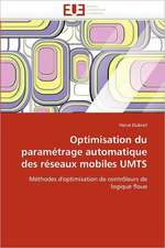 Optimisation Du Parametrage Automatique Des Reseaux Mobiles Umts: Des Categories Et Des Hommes