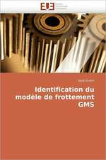 Identification du modèle de frottement GMS