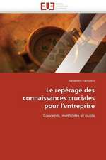 Le Reperage Des Connaissances Cruciales Pour L'Entreprise: Des Categories Et Des Hommes