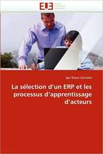 La sélection d'un ERP et les processus d'apprentissage d'acteurs