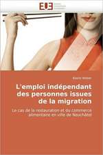 L''Emploi Independant Des Personnes Issues de La Migration