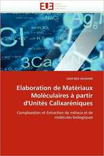 Elaboration de Materiaux Moleculaires a Partir D'Unites Calixareniques