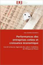 Performances des entreprises cotées et croissance économique