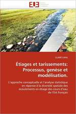 Étiages et tarissements: Processus, genèse et modélisation.