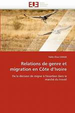 Relations de genre et migration en Côte d'Ivoire