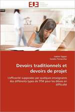 Devoirs traditionnels et devoirs de projet