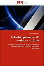 Polariton plasmons de surface - excitons