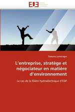 L''Entreprise, Stratege Et Negociateur En Matiere D''Environnement: Une Evaluation Du Modele Riskmetrics