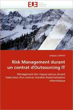 Risk Management durant un contrat d'Outsourcing IT