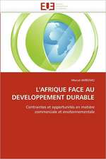 L''Afrique Face Au Developpement Durable