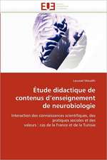 Etude Didactique de Contenus D Enseignement de Neurobiologie