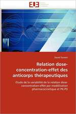 Relation dose-concentration-effet des anticorps thérapeutiques