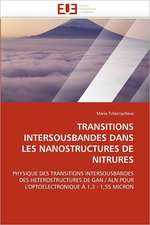 Transitions Intersousbandes Dans Les Nanostructures de Nitrures