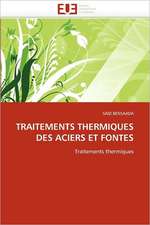 Traitements Thermiques Des Aciers Et Fontes