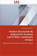 Analyse Structurale du diagramme de phase La2O3-WO3, conduction ionique