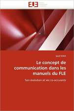 Le concept de communication dans les manuels du FLE