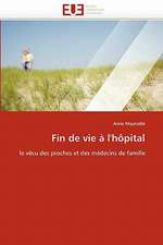 Fin de vie à l'hôpital