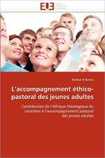 L Accompagnement Ethico-Pastoral Des Jeunes Adultes